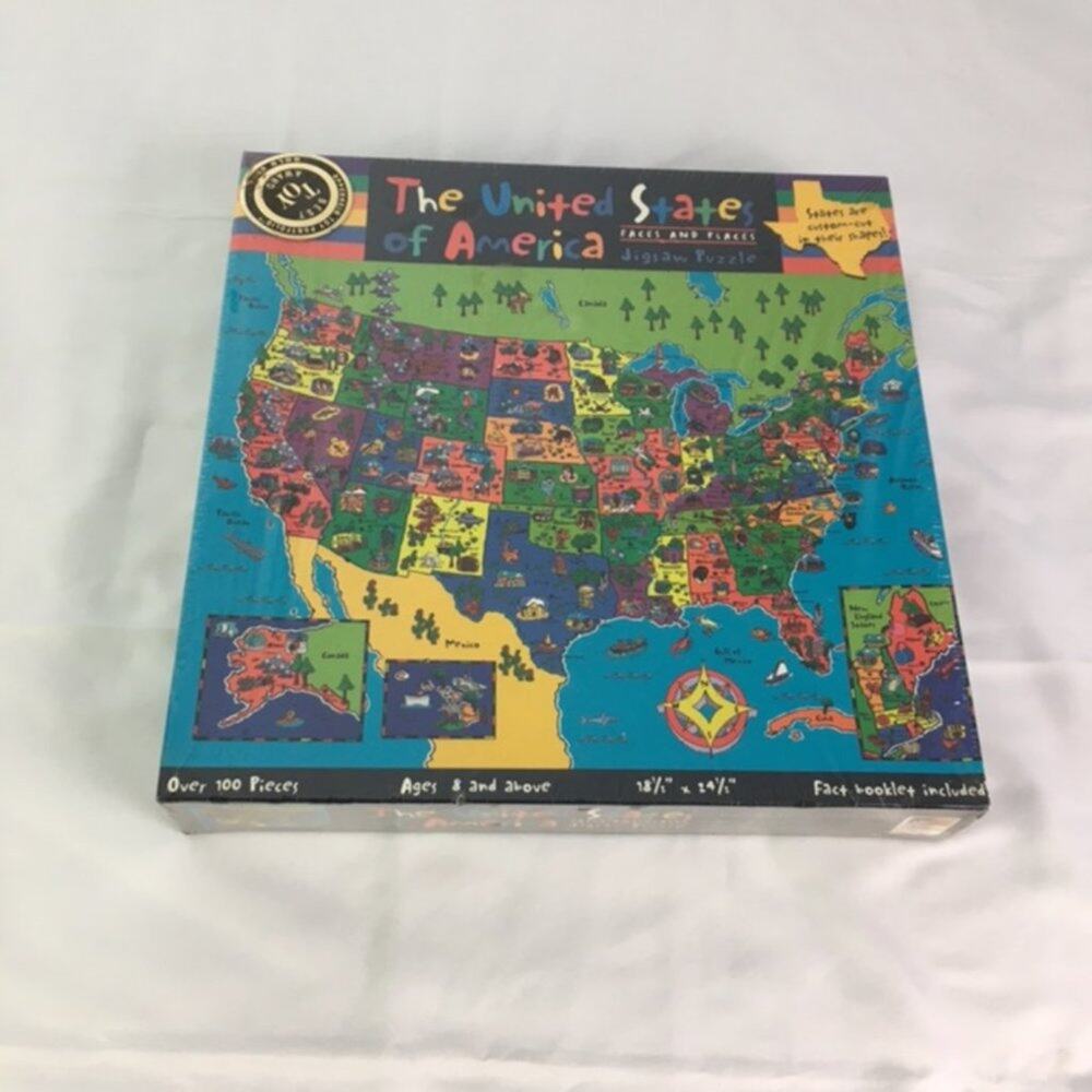 Great American Puzzle Factory USA Map Puzzle for Kids